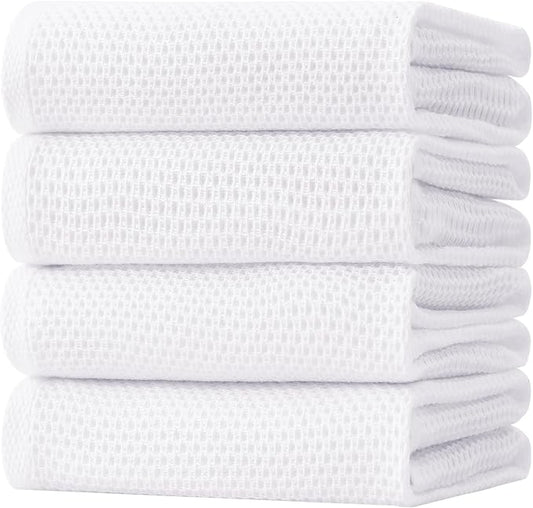 Homaxy 100% Cotton Oversized Waffle Weave Kitchen Dish Towels, Ultra Soft by Homaxy