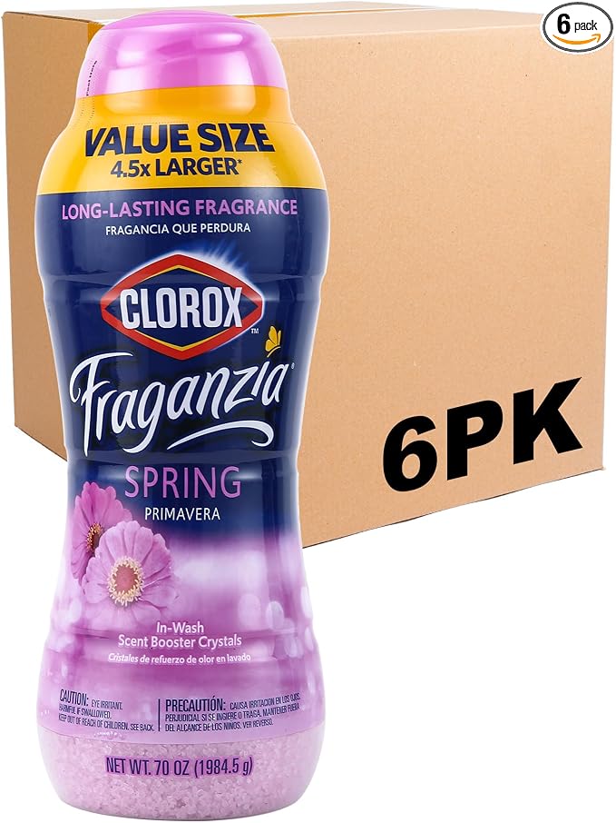 Clorox Fraganzia Laundry Scent Booster Crystals in Spring Scent by Clorox