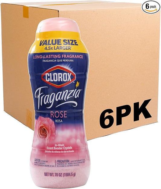 Clorox Fraganzia Laundry Scent Booster Crystals in Rose Scent by Clorox