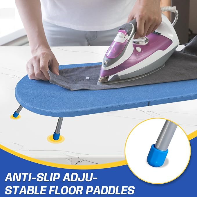 Tabletop Ironing Board with Iron Rest, Portable Small Iron Board Foldable - Image 6