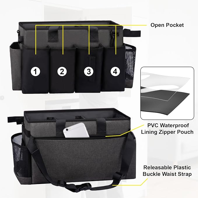 Wearable Large Cleaning Caddy Bag - Image 3