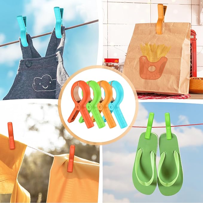 Senbowe 12 Pcs Beach Towel Clips - Image 8