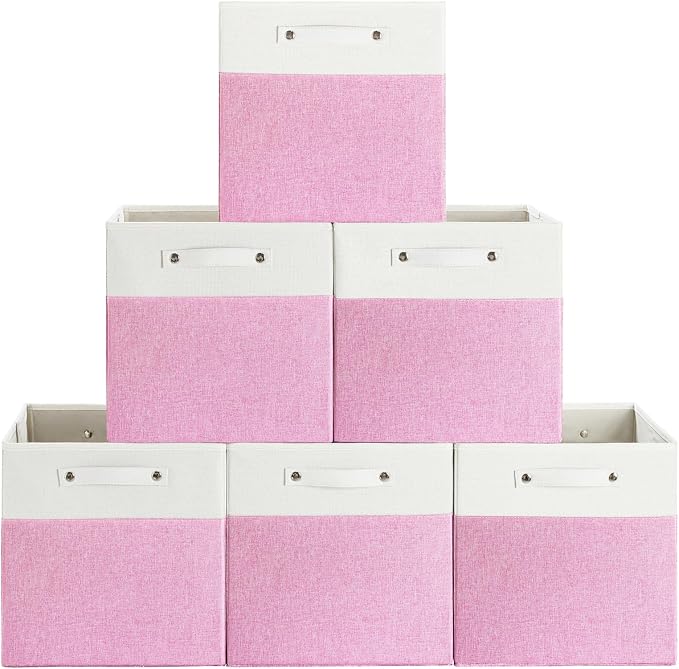 13 x 13 Inch Fine Linen Storage Bins by FinishingBo