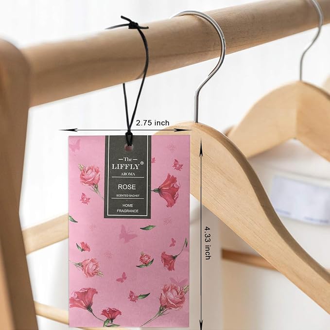 14 Packs Rose Scented Sachets for Drawers and Closets - Image 3