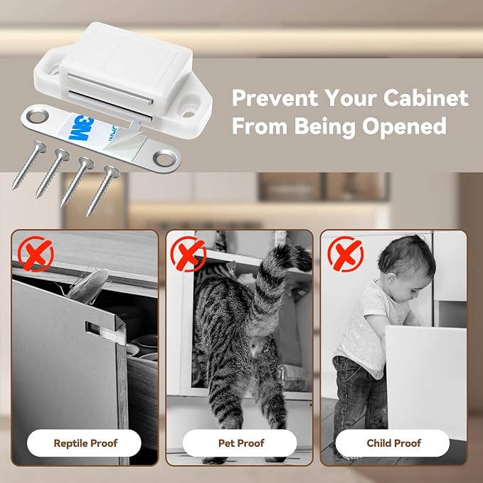 Cabinet Magnetic Catch Door Latch 30LB - Image 5