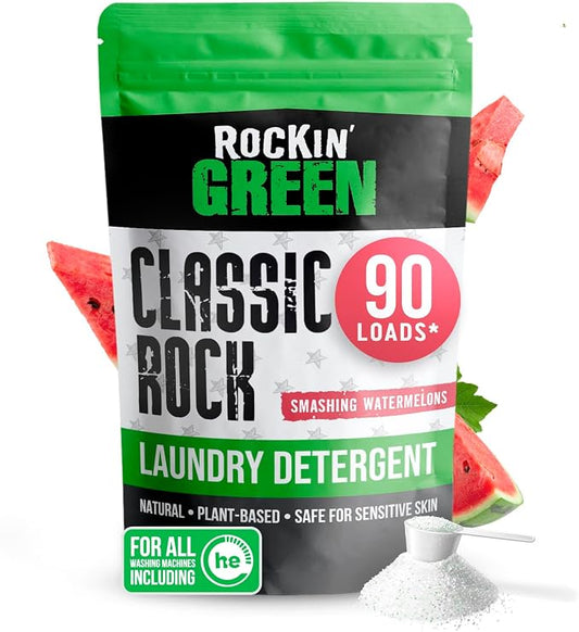 Rockin' Green Classic Rock Laundry Detergent, Plant based, All Natural Laundry by RockinGreen