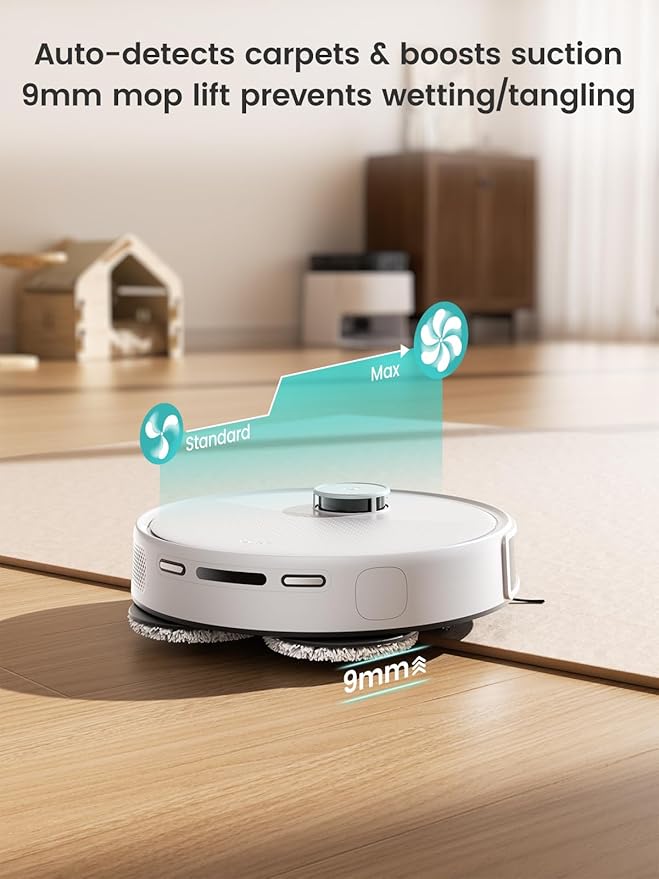 Lefant LiDAR Robot Vacuum and Mop, All-in-One Dock, 56-Day Self-Emptying - Image 9