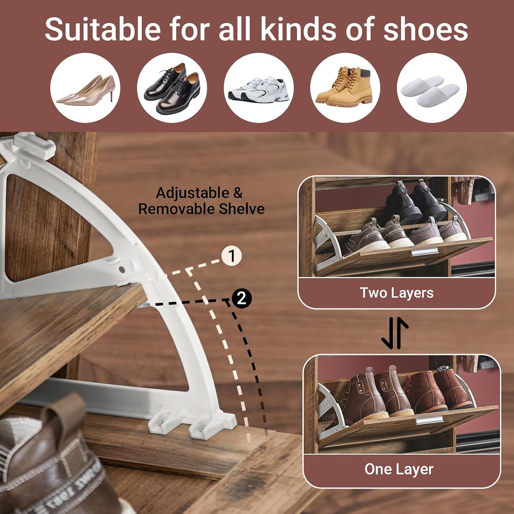 Haotian Shoe Cabinet Storage for Entryway
