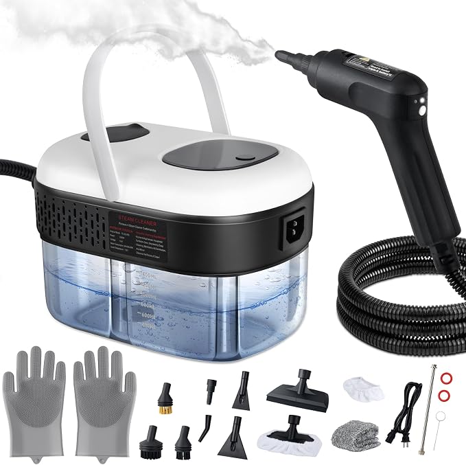 Steam Cleaner, 3-Level Adjustable Handle, 1500W Steam Cleaner by FancyMouse