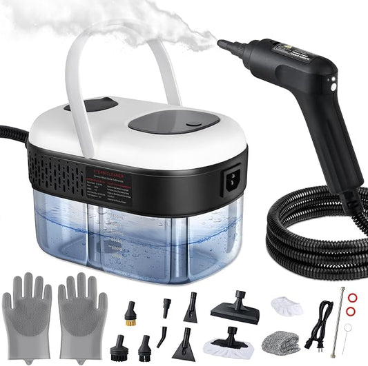 Steam Cleaner, 3-Level Adjustable Handle, 1500W Steam Cleaner by FancyMouse