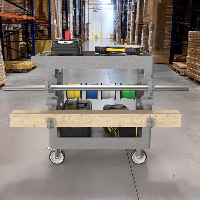 Heavy Duty Rolling Utility Cart - Image 6