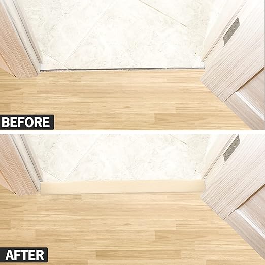 16.4Ft Floor Transition Strip Self Adhesive Vinyl Cover Floor Strip Flat - Image 4