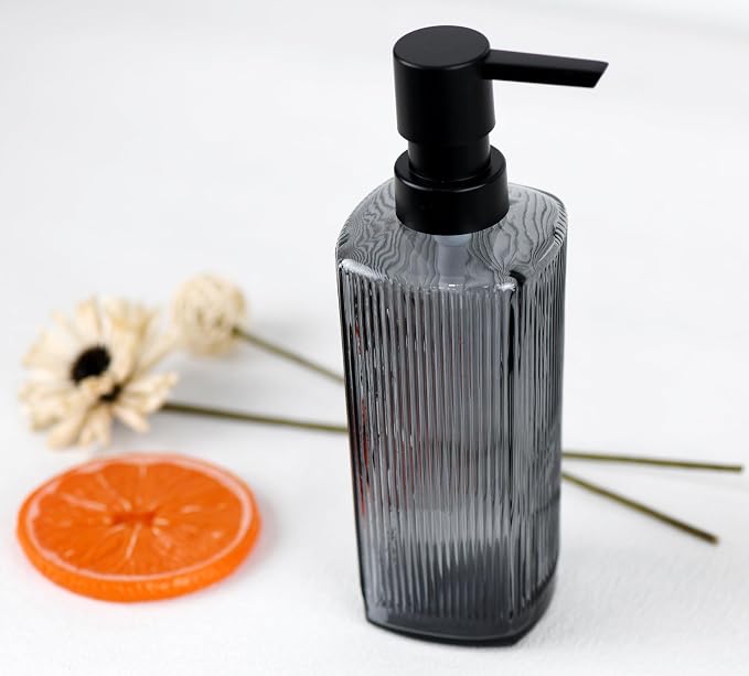 12 oz Glass Soap Dispenser - Image 2