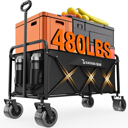 300L Large Collapsible Wagons Carts by Unknown