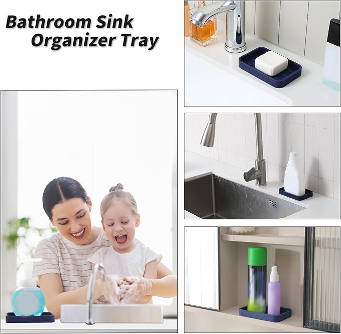 Silicone Kitchen Sink Organizer Tray - Image 3