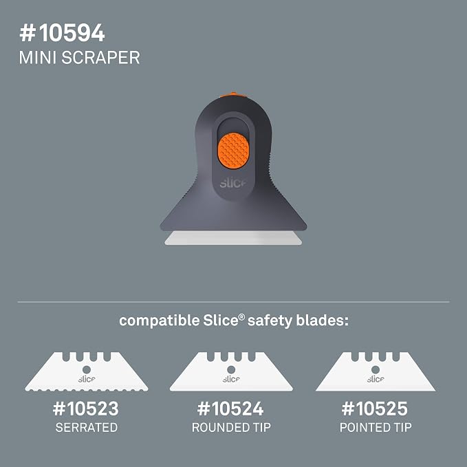 Slice 10594-CS Small Scraper, Ceramic Blade, Lasts 11x Longer Than Metal - Image 3