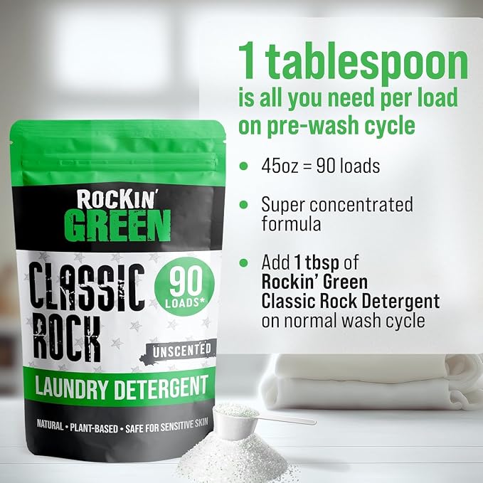 Rockin' Green Classic Rock Laundry Detergent Powder - Image 5