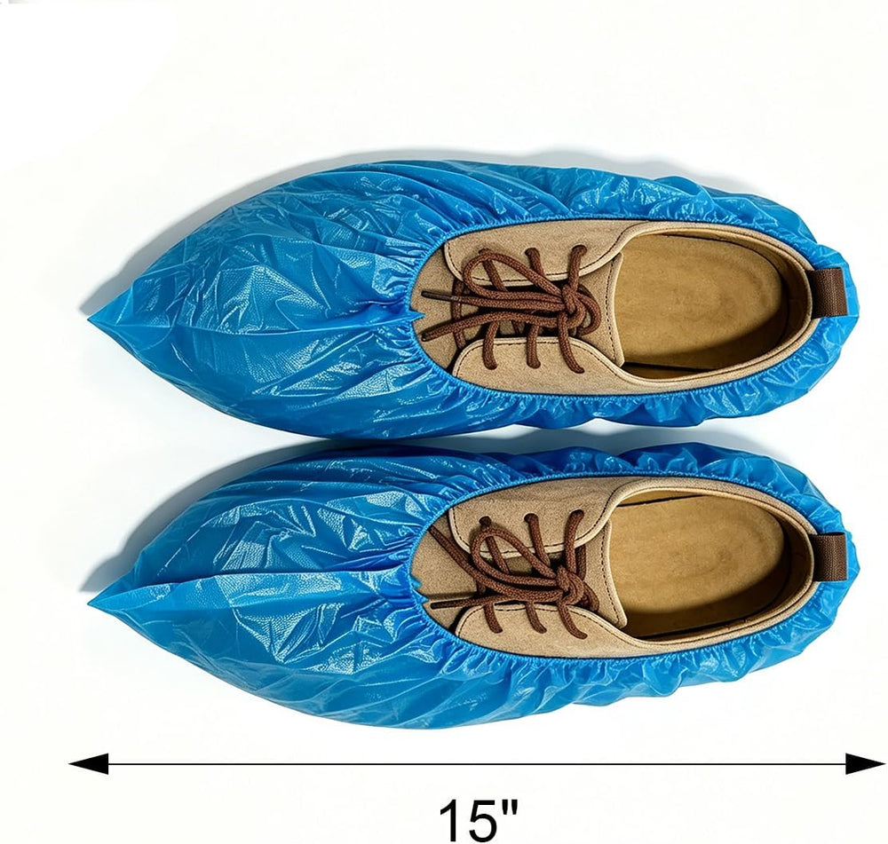 QIANSOU 1000 PCS Bulk Shoe Covers Disposable Durable Waterproof Boot Covers