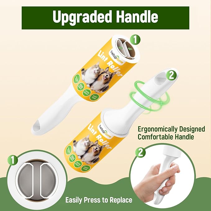Lint Roller for Pet Hair Extra Sticky, 800 Sheets - Image 3