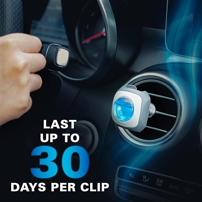 Air Jungles New Car Scent Car Air Freshener Clip, 6 Vent Clips, 4ml Each - Image 6