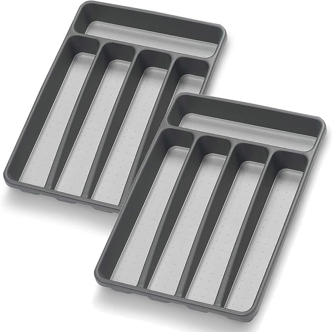 Silverware Organizer 2 Pieces Utenisl Organizer Holder Kitchen Drawer Organizer by Loyareal
