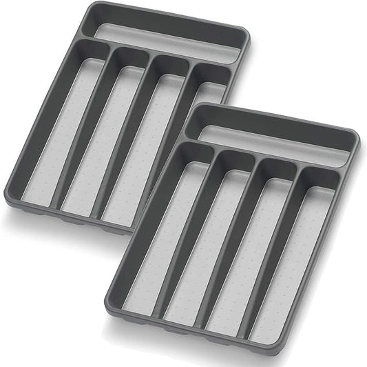 Silverware Organizer 2 Pieces Utenisl Organizer Holder Kitchen Drawer Organizer by Loyareal