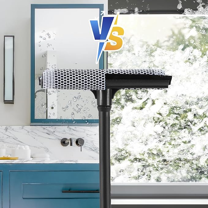 15.9" Window Squeegee for Car, 2 in 1 Window Cleaner - Image 6