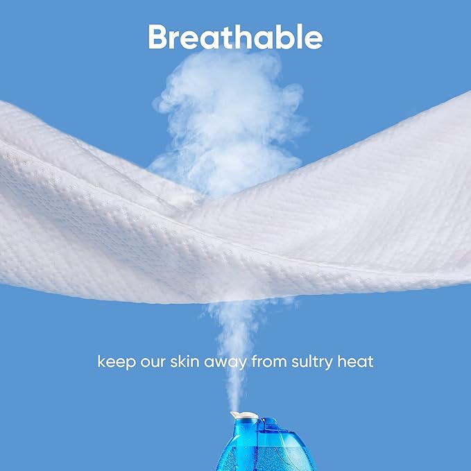 Hanherry 100% Waterproof Mattress Protector Twin Size, Mattress Cover 3D Air - Image 5