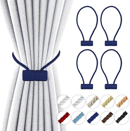 18 Inch Strong Magnetic Curtain Tiebacks, Curtain Holdbacks Modern Upgrade by YUNTUOO