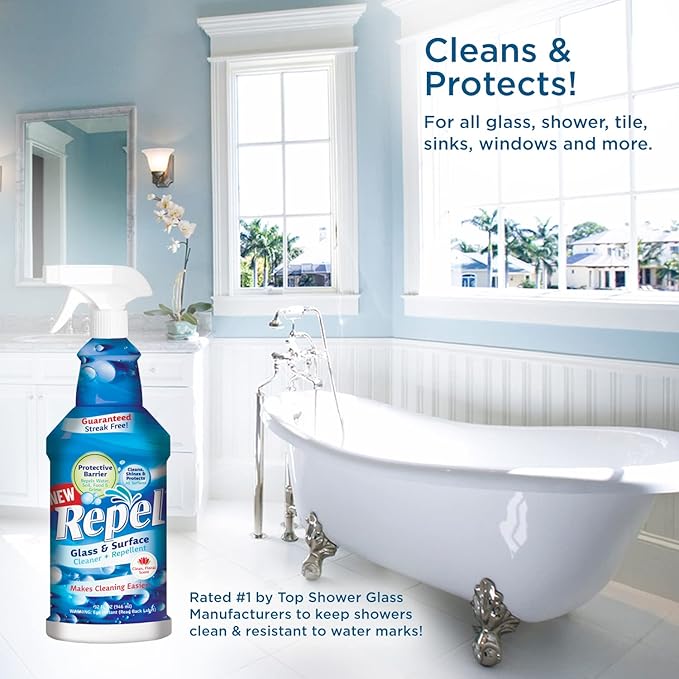 Clean-X REPEL Glass & Surface Cleaner 32 fl. oz. - Image 4