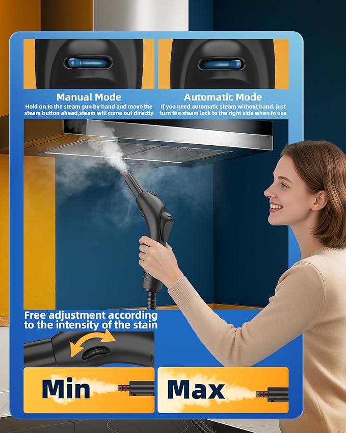 Pressurized Handheld Steam Cleaner - Image 3