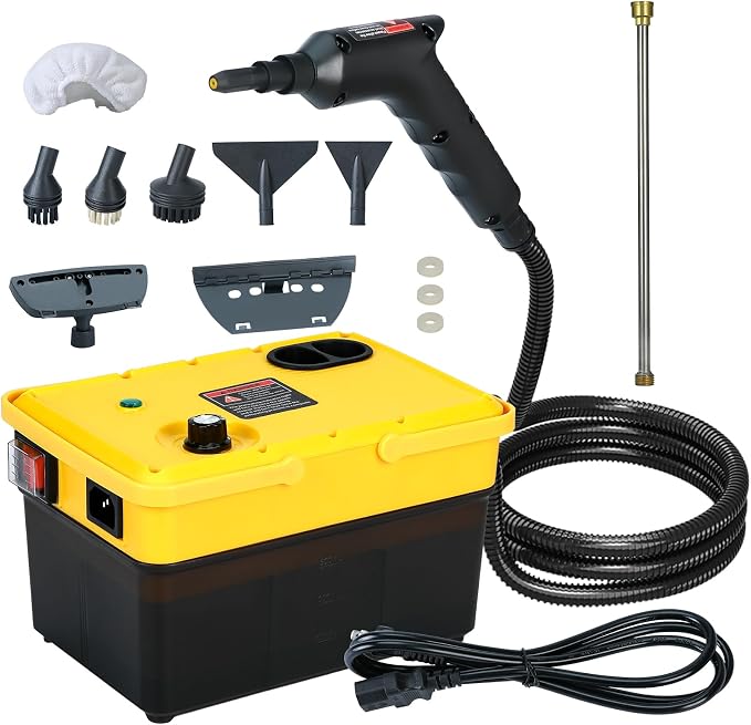 Steam Cleaner for Home, 1500W Handheld Steam Cleaner, 1500ML Water Tank by Vevitts