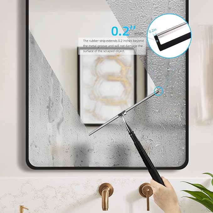 Window Squeegee for Home, 2 in 1 Window Washing kit - Image 6