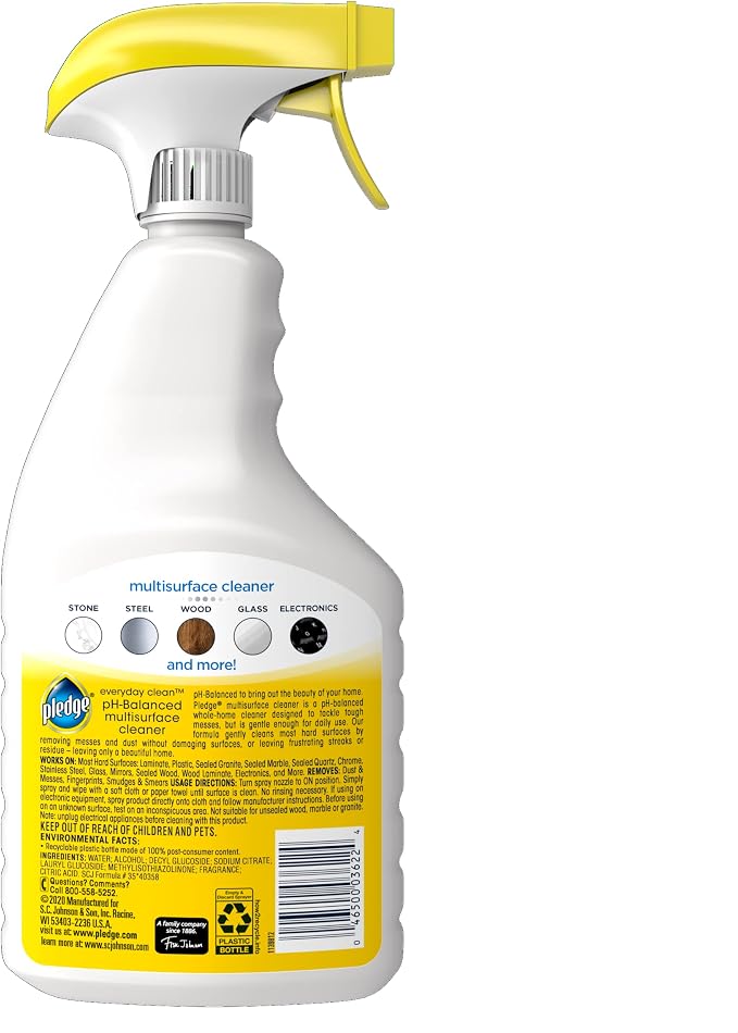 Pledge pH-Balanced Multisurface Cleaner Spray - Image 2