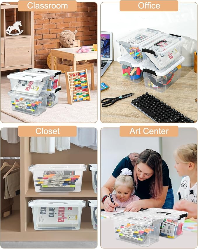NUMIFUN Plastic Storage Bins - Image 6