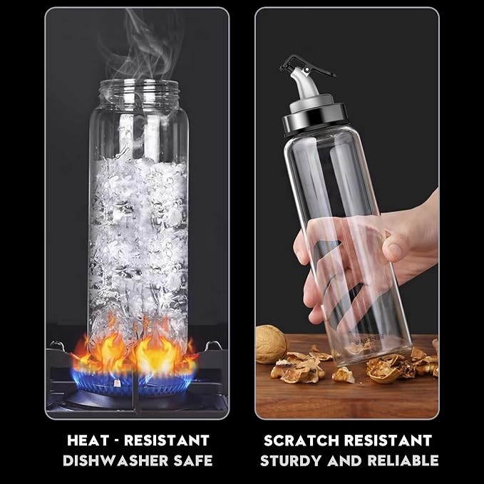 Glass Olive Oil Dispenser Bottle - Image 3