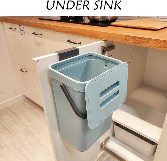 stonespace Compost Bin Kitchen, Under Sink Compost Bin Indoor Sealed, 3.2 - Image 2