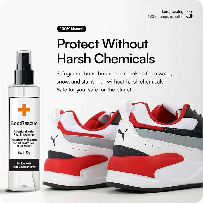 Boot Rescue All-Natural Protector Spray | Premium Waterproof + Stainproof Spray - Image 3