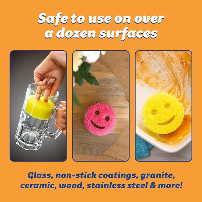 Scrub Daddy 4 Scrub Daddy Sponges & 4 Scrub Mommy Kitchen Sponges - Image 7