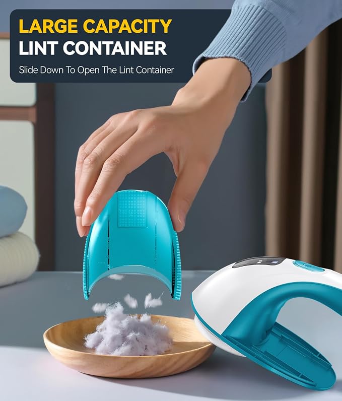Rechargeable Fabric Shaver and Lint Remover, 3-Speed Adjustable Sweater Shaver - Image 7