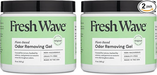Fresh Wave Odor Removing Gel, 15 oz., Safer Odor Relief, Natural Plant-Based by FreshWave