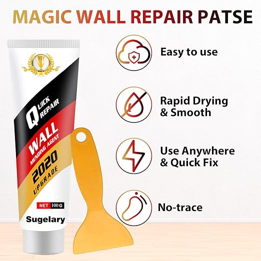 Drywall Patch Repair Kit with Scraper, Wall Spackle Repair Paste, Wall Mending - Image 2