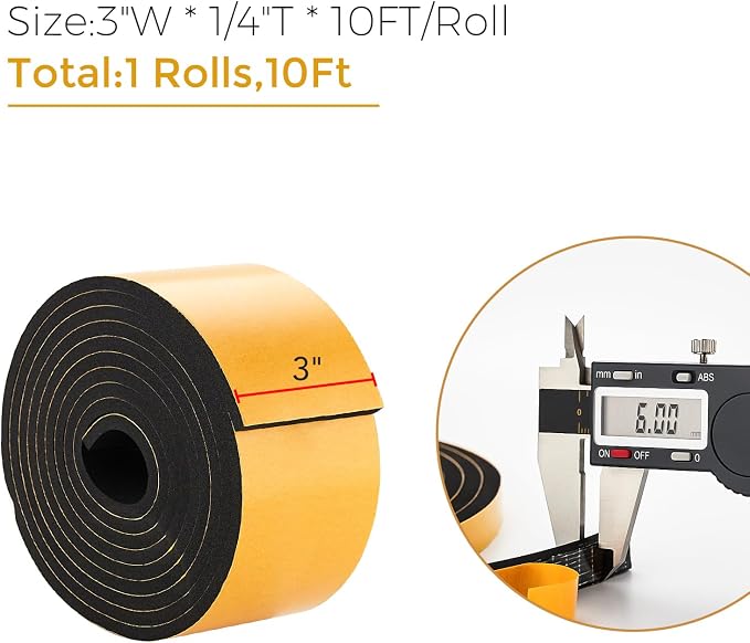 10 Feet Weather Stripping Door Seal, Window Insulation - Image 3