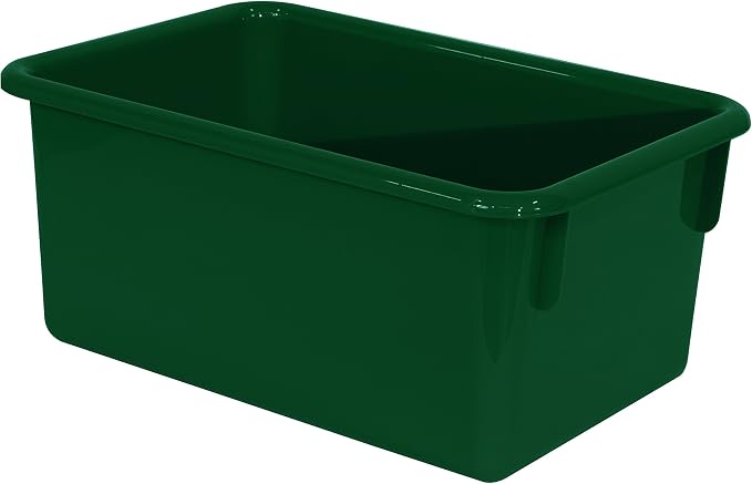 Wood Designs Cubby Storage Bin, Heavy Duty Plastic Containers - Image 2