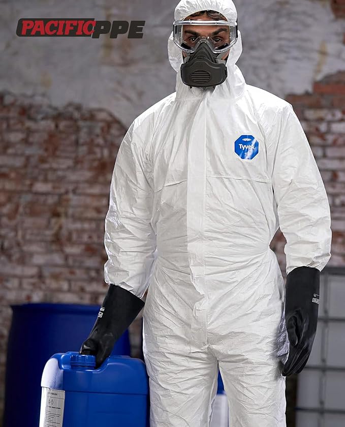 PACIFIC PPE Chemical Resistant Gloves, Heavy Duty Industrial Rubber Gloves - Image 5