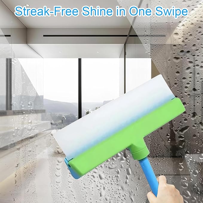 Recyclable Silicone Window Squeegee Kit, Aqua Blade Window Squeegee Kit - Image 5