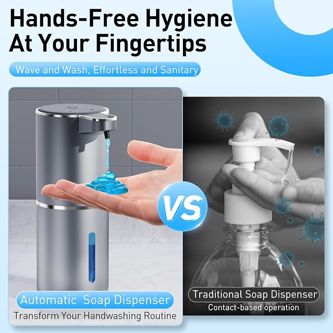 Automatic soap Dispenser touchless Automatic Liquid Soap Dispenser 4 Adjustable - Image 7