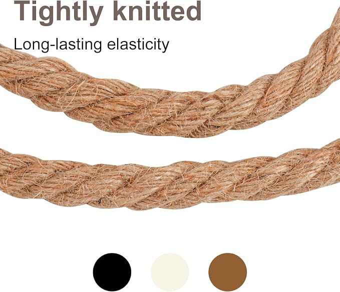 3/4 inch Hemp Rope, 82 Feet Twisted Manila Rope - Image 6