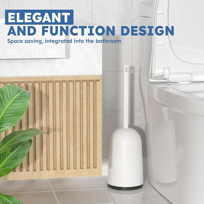 Toilet Brush, 2 Pack Toilet Brush and Holder Set - Image 6