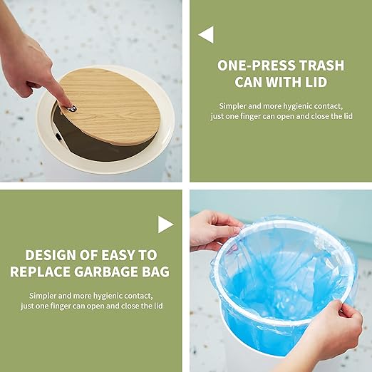 Trash can，7Liter/1.8 Gallon Garbage can - Image 5